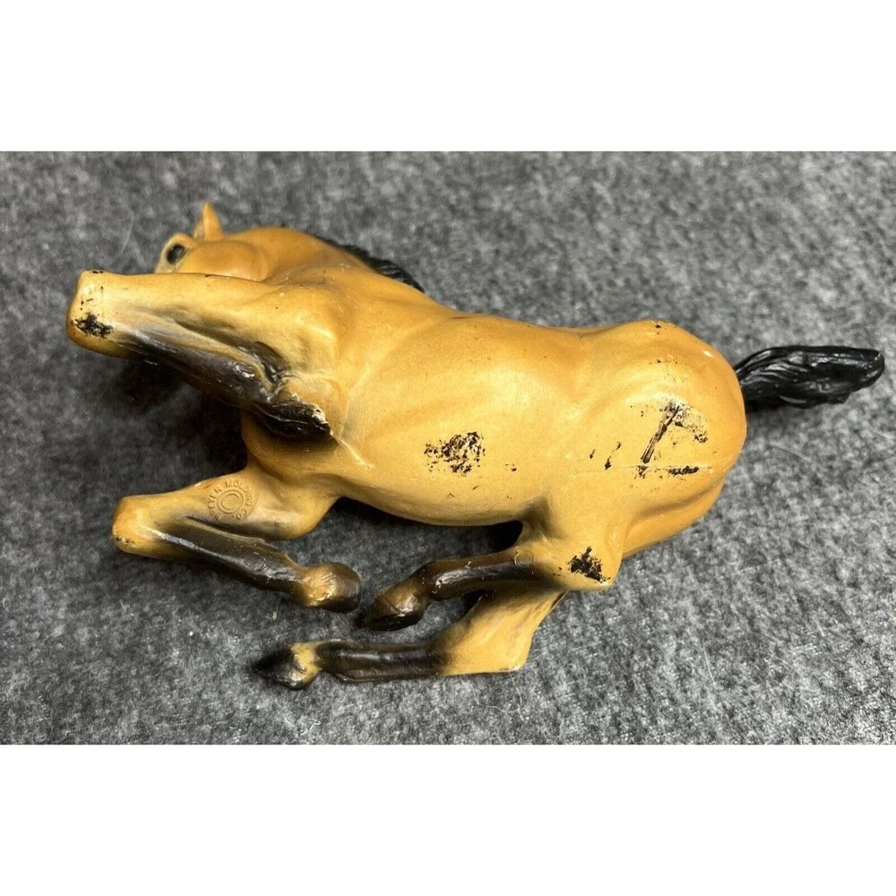 Vintage Traditional Breyer Horse #166 Lying Down Buckskin Foal 1969-73